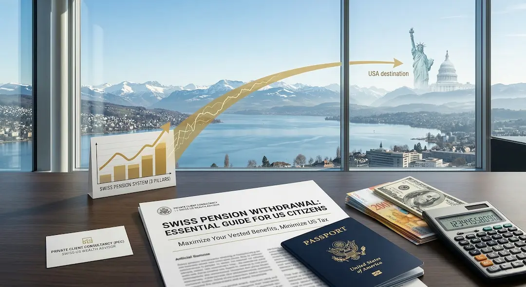 Leaving Switzerland The US Citizens Guide to Cashing Out Your Swiss Pension Main Feauted Image